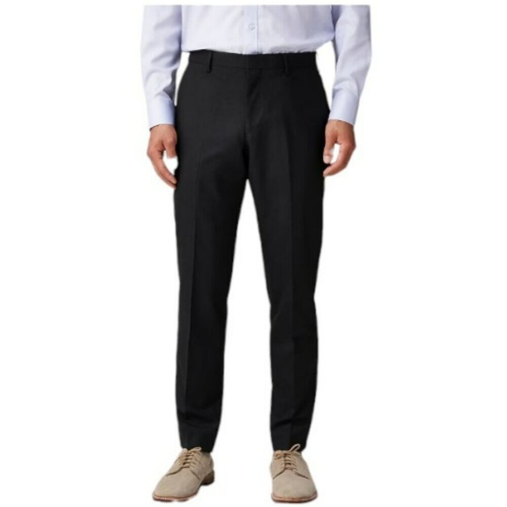 J CREW | Ludlow Black Slim Fit 98% Wool Dress Pants (Size 32) - Picture 1 of 9